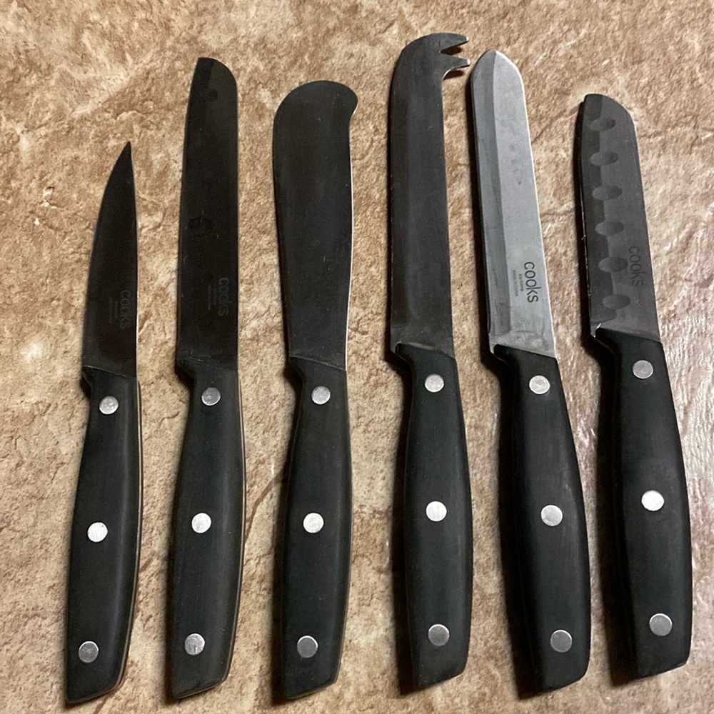 Knife Set Bundle JC Penney Kitchen Utensils